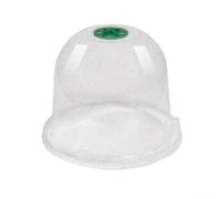 Lot de 5 dômes d'humidité pour mini serre Cloche en PET transparent avec trous de ventilation pour jardinage domestique 26 x 26 x 21 cm
