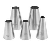 Lot de 5 Douille Patisserie Professionnelle, Douilles à Pâtisserie Glaçage