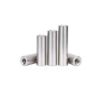 Lot de 5 écrous de raccordement en alliage d'aluminium - Entretoises de connexion rondes M2.5 M4 M5 M6, tailles multiples(35MM*M5)