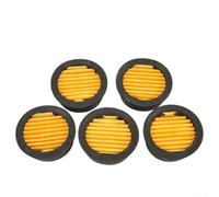 Lot de 5 éléments filtrants pour compresseur d'air servant de filtre silencieux pour pompe à vide Accessoires fabriqués à partir de plastique pour garantir un fonctionnement silencieux et un flux