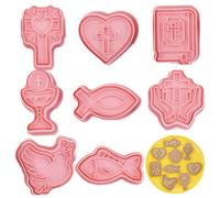 Lot de 5 emporte-pièces pour biscuits, idéal pour les fêtes mennonites
