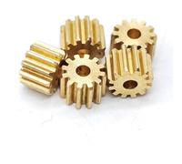 Lot de 5 engrenages droits en laiton, module 0,3, 30 dents, diamètre 9,6 mm, plusieurs tailles(2.5mm thickness 1.98mm hole)