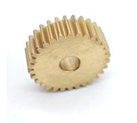 Lot de 5 engrenages droits en laiton, module 0,3, 48 dents, for arbre de 2 mm, ajustement serré et lâche, plusieurs tailles(1.5mm thickness 2.02mm hole)