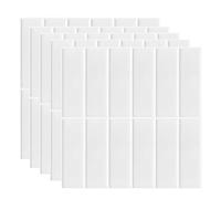 Lot de 5 feuilles de carrelage autocollantes 3D - Protection anti-éclaboussures pour cuisine et salle de bain - 30,5 cm x 30,5 cm x 2,5 mm - Autocollant respectueux de l'environnement - Film décoratif
