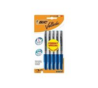 Lot de 5 Feutres effaçables a sec Velleda 1741 Medium - Plastique - Bleu