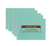 Lot de 5 films de protection pour casque de soudage contre les éclaboussures de soudure (108 x 85 mm)
