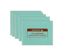 Lot de 5 films de protection pour casque de soudage contre les éclaboussures de soudure (108 x 88 mm)