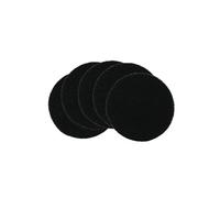 Lot de 5 filtres à charbon actif pour composteur, poubelle à compost - Rond -