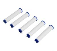 Lot de 5 filtres de rechange pour pommeau de douche en coton PP - Purificateur d'eau - Sable et rouille - 11,5 cm - Eau propre et saine
