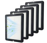 Lot de 5 filtres HEPA MeacoDry Arete One 10L et 12L, H13 HEPA de rechange, filtre déshumidificateur, 21 x 15,5 x 1 cm, (ne convient pas aux déshumidificateurs Meaco 10LE 12LE)
