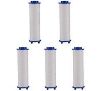 Lot de 5 filtres pour douchette SAVEWATER POWER VENTEO Filtre remplaçable Pour pommeau de douche Système de filtration des particules Economise et filtre l'eau Régulateur de puissance grâce à l'interr