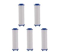 Lot de 5 filtres pour douchette SAVEWATER POWER VENTEO Filtre remplaçable Pour pommeau de douche Système de filtration des particules Economise et filtre l'eau Régulateur de puissance grâce à l'interr