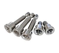 Lot de 5 forets magnétiques pour tournevis électrique | Foret de positionnement pour plaque de plâtre pour construction de véhicules, métal, bois, meubles