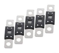 Lot de 5 fusibles Mega pour systèmes 48 V avec 60 A, 80 A, 100 A, 125 A, 200 A, 250 A, 300 A, tension de 70 V pour une protection fiable des appareils électriques (125 A)