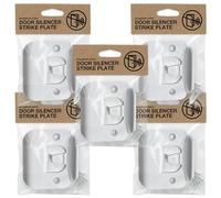 Lot de 5 gâches de silencieux de porte - Flexible, élimination du bruit pour portes bruyantes, sans modification, empêche le bruit de claquer, parfait pour chambre d'enfant, chambre à coucher