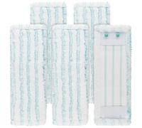 Lot de 5 Housses de Rechange pour Leifheit Professionnel XL Micro Duo | Housses en Microfibre Facile à Remplacer, avec Une Forte Absorption d'eau et Une décontamination