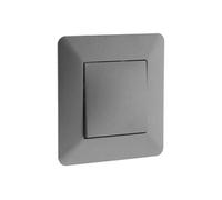 Lot de 5 interrupteurs va et vient titanium - Artezo -