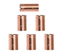 Lot de 5 isolateurs de buse de soudage MIG 34CT pour Lincoln pour série 300 pour 400 - Entretoise de buse de gaz en cuivre rouge pour 24CT pour l'entretien de l'orifice de la torche