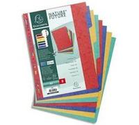 Lot de 5 Jeux d’intercalaires 8 positions en carte lustrée 3/10e format A4 225g G