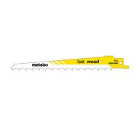 Metabo Lames de scie sabre 628241000 – HCS – 150 x 1,25 mm – Lot de 5