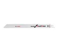 Bosch Lames de scie sabre S 1122 HF 225 mm flexibles pour bois et métal Sachet de 5