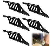 Lot de 5 lames de scie sauteuse professionnelles pour bois, tige en T, tige à came, pour couper le bois, les panneaux, le contreplaqué, les plastiques, le PVC