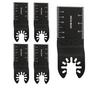 Lot de 5 Lames Oscillantes Vibrantes Universelles HCS pour outils multifonctions matériaux durs métal et bois Lame de scie oscillante Compatible avec Dewalt Makita Ryobi