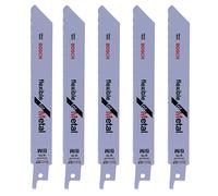 Lot de 5 lames pour scie sabre 150mm S922EF Bosch