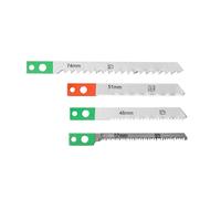 Lot de 5 lames pour scie sauteuse bois et métal Universal