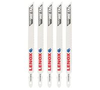 Lot de 5 lames pour scie sauteuse métal 133,4mm 1991591 Lenox