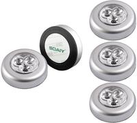 Lot de 5 Lampe Spot LED Autocollant Éclairage Supplémentaire Alimenté par 3 Piles/Batteries pour A8