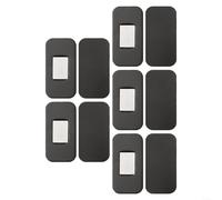 Lot de 5 Loquets Magnétiques Acier 4x2cm Lot de 5 Loquets Magnétiques(Black 5 Set)