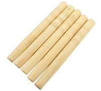 Lot de 5 Manches D’Outil Agricole en Bois pour Faucilles et Pelles | Couleur Kaki, Prise Confortable, Remplacement Facile, Format Bois, Usage Jardinage et Désherbage