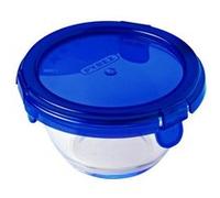 Lot de 5 mini bols - PYREX - Cook & Go - Verre - Rond - Couvercle étanche - 0,2 L