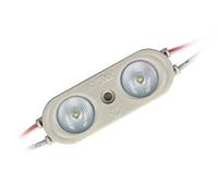 Lot de 5 modules LED 12 V DC 2 W Blanc froid 190 lm SMD 2835 IP65 étanche Angle d'éclairage 170° 62 x 21 mm pour éclairage LED, DIY, guirlande lumineuse