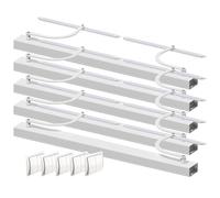 Lot de 5 motorisations pour volet 2 battants SLID'UP WINEO filaire - baie 800 à 1500 mm - blanc