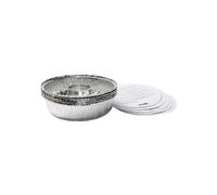 Lot de 5 moules en aluminium avec couvercles compatible four Omnia Classic