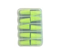 Lot de 5 paires de bouchons d'oreilles antibruit réutilisables en mousse à mémoire de forme, doux et sensibles à la température pour les personnes dormant sur le côté, protection auditive pour le