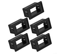 Lot de 5 panneaux de support d'interrupteur à bascule pour une installation sans couture de véhicule et de bateau, fabriqués à partir de matériau ABS solide