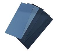 Lot de 5 papiers abrasifs industriels 22,9 x 9,1 cm pour bois, métal | Feuilles abrasives industrielles pour le polissage du métal, du bois, de la pierre, des surfaces de carrosserie automobile