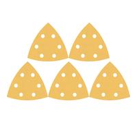 Lot de 5 papiers abrasifs ponceuse triangulaire multi matériaux 93mm grain 80 Expert C470 Bosch