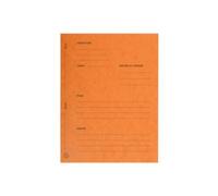 Lot de 5 Paquet de 25 dossiers de plaidoirie Pour/Contre, en carte 265 g/m², coloris orange