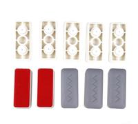 Lot de 5 pare-chocs de siège de toilette compatibles avec les accessoires de bidet utilisant du mastic pour sécuriser et réduire le bruit de fonctionnement (carré amélioré)