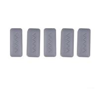 Lot de 5 pare-chocs de siège de toilette pour bidet, coussinets antidérapants en silicone gris pour une fermeture silencieuse et protéger la cuvette, application facile, lot de 5 (carré)