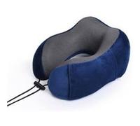 Lot de 5 PCS Coussin de Voyage Oreiller de Voyage bleu foncé , Oreiller Cervical Memoire Forme Coussin Tour de Cou pour Avion, Voiture, Train, Bureau