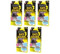 Lot de 5 Pièges à Glu (10 Plaques) pour Rats, Souris & Insectes