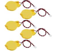 Lot de 5 piles 3 V CR2032 BIOS CMOS avec fils et connecteur de fil pour ordinateur carte PDA IC horloge électronique montre