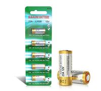 Lot de 5 Piles alcalines 23 A 12 V A23S MN21/23 L1028 A23 12 V | Pour télécommande, lumière, petits appareils électroniques