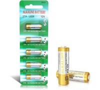 Lot de 5 Piles alcalines 27 A 12 V V27A LR27A MN27 L828 A27 12 V