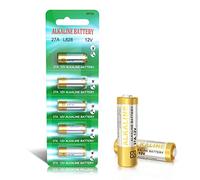Lot de 5 Piles alcalines 27 A 12 V V27A LR27A MN27 L828 A27 12 V | Pour télécommande, lumière, petits appareils électroniques, sans mercure